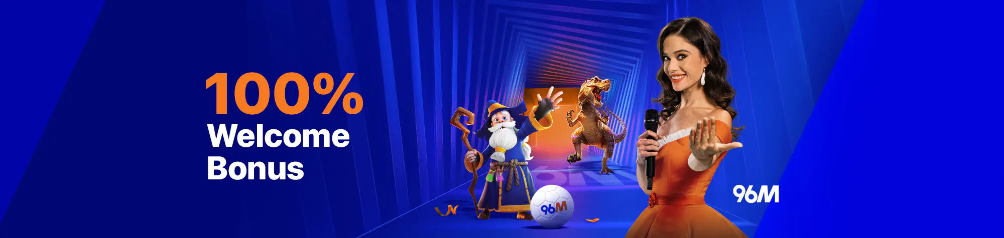 100% WELCOME BONUS