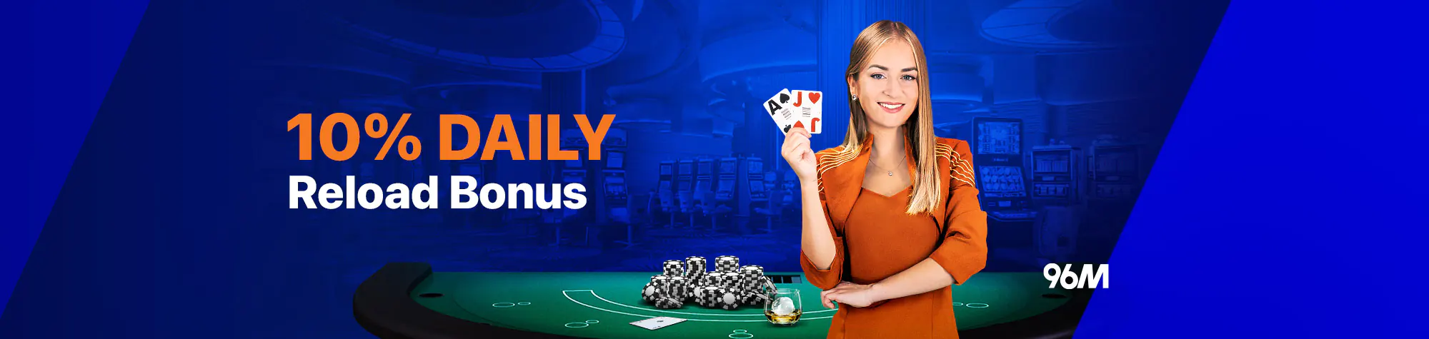 10% DAILY RELOAD BONUS