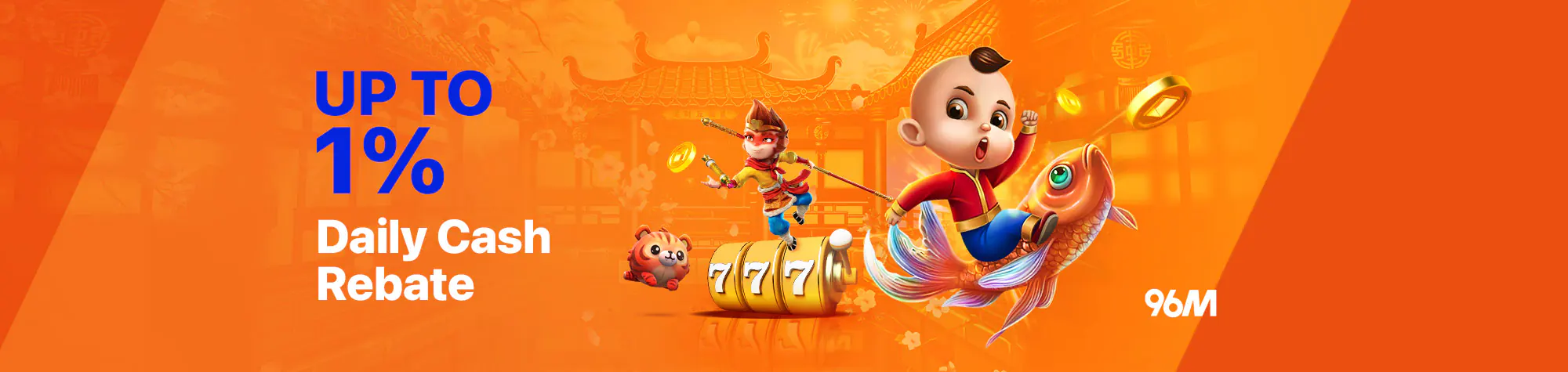 UP TO 1% DAILY CASH REBATE