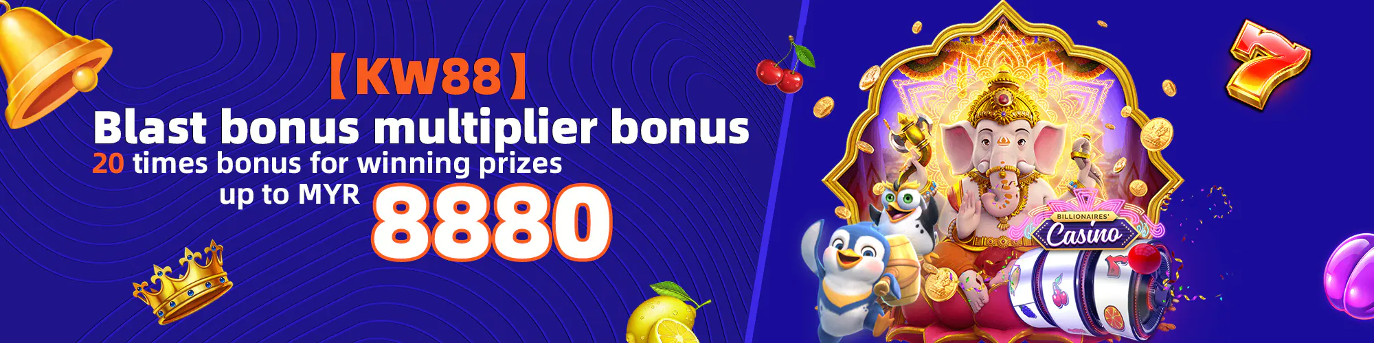 【KW88】Blast bonus multiplier bonus