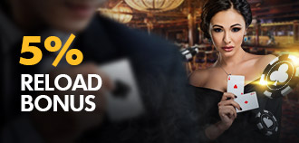 LIVE CASINO 5% DAILY RELOAD BONUS