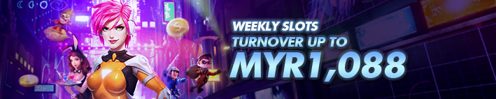 Weekly Slot Turnover Bonus