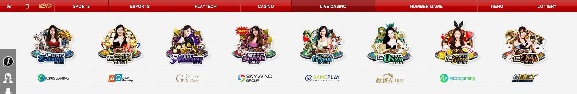 12bet live casino