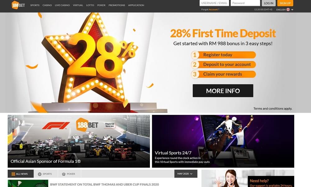 188bet online casino