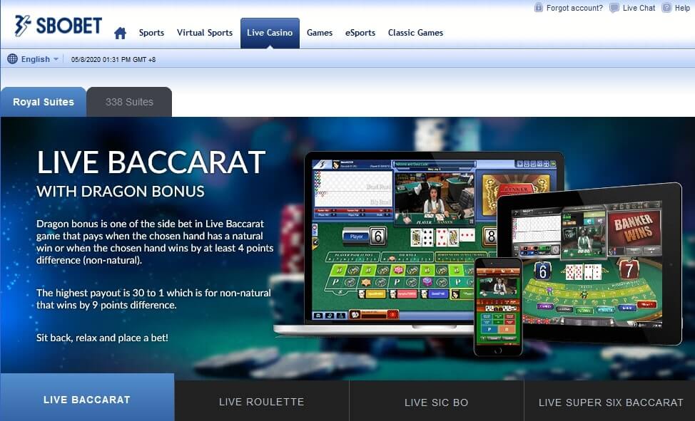 SBOBET LIVE CASINO