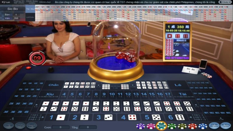 Sòng bạc Sicbo trực tuyến