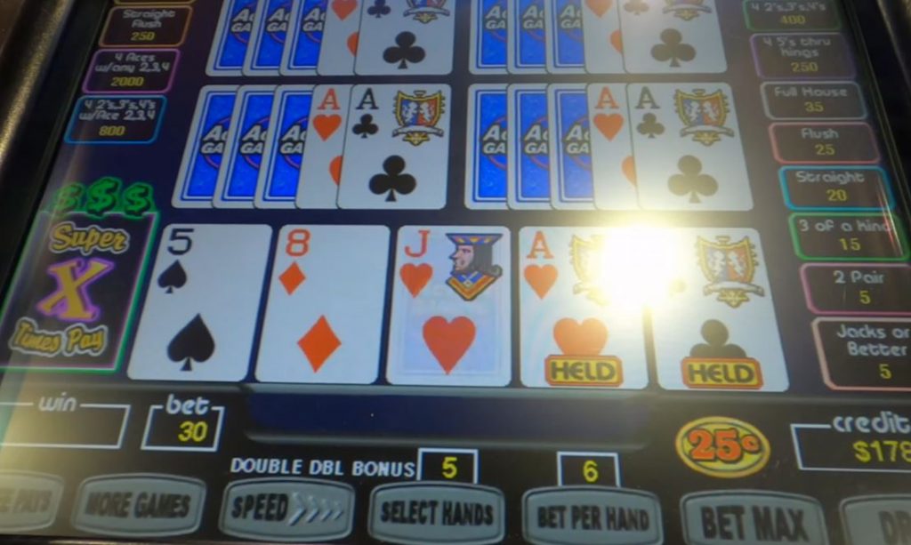 video poker game