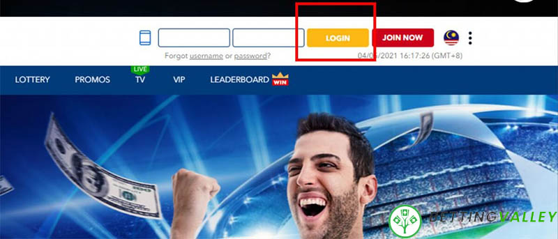 Truy cập và đăng nhập vào BK8