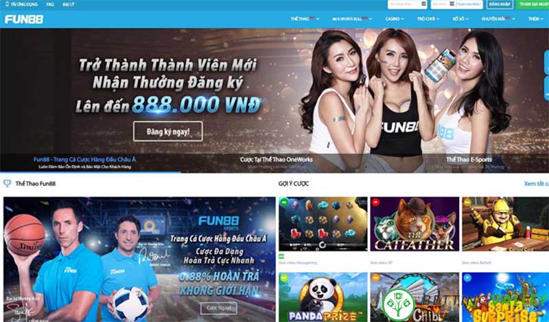 Đa dạng trò chơi cá cược trực tuyến