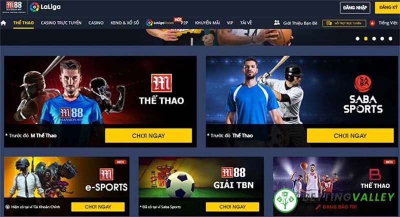 m88 đa dạng trò chơi