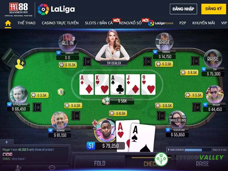 m88 videos poker